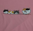 画像3: にゃんにゃん5号 親子で散歩ネコ 猫Tシャツ 春夏 ピンク M・L  (3)