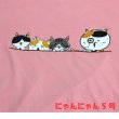 画像6: にゃんにゃん5号 親子で散歩ネコ 猫Tシャツ 春夏 ピンク M・L  (6)