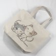 画像3: オリジナルトートバッグ 猫トートバッグ haruaデザイン キャンバス ナチュラル 厚めで丈夫なつくり 寄り添う2匹のかわいい猫 (3)