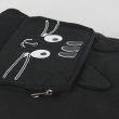 画像16: 黒猫トートバッグ ねこショルダーバッグ 2wayバッグ キャンバス ネコ柄 ファスナー 黒地 軽量 普段使い レディース メンズ キッズ BA39 (16)