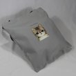 画像5: 猫柄トートバッグ 端正なネコ顔 かわいいイラスト ファスナー シンプル 灰色 薄地 軽量 ママバッグ 普段使い レディース キッズ BA51 (5)