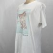 画像2: オリジナルTシャツ 猫Tシャツ haruaデザイン コットン 白 レディース ガールズ キッズ かわいいもこもこ猫 (2)