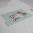 画像12: オリジナルTシャツ 猫Tシャツ haruaデザイン コットン 白 レディース ガールズ キッズ かわいいもこもこ猫 (12)