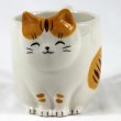画像1: 猫マグカップ 猫びより とら 猫物語 陶器 猫柄 ネコ柄 ねこ柄 猫雑貨 ネコ雑貨 ねこ雑貨 (1)