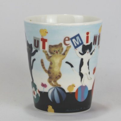 画像3: 猫マグカップ E.minetteスマートマグ ボール カワイイ かわいい キュート 日本製 陶磁器 Cat プレゼント ギフト 猫柄 ネコ柄 ねこ柄 猫雑貨 ネコ雑貨 ねこ雑貨