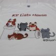 画像7: Shiyori 猫Tシャツ Ｌサイズ K2 Cats House かわいい猫集団ニャンッニャニャニャ ５匹の仲間たち (7)